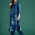 Floral Printed Pure Cotton Kurta With Trousers & Dupatta
