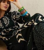 Women Printed Regular Kurta with Harem Pants