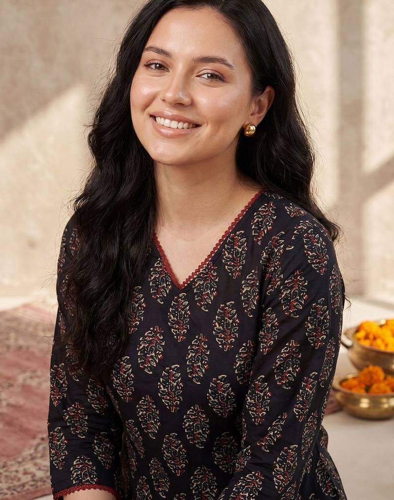 Women Ethnic Motifs Printed Regular Pure Cotton Kurta with Trousers & With Dupatta