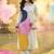 Women Colourblocked Regular Pure Cotton Kurta with Palazzos