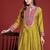 Mirror Work Embroidered Pleated Work Kurta with Trousers