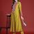 Mirror Work Embroidered Pleated Work Kurta with Trousers