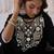 Ethnic Embroidered Round Neck Straight Kurta with Trousers & Dupatta