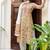 Floral Printed Notch Neck Pure Cotton Straight Kurta With Salwar & Dupatta