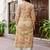 Floral Printed Notch Neck Pure Cotton Straight Kurta With Salwar & Dupatta