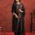 Embroidered Round Neck Thread Work Pure Cotton Kurta With Trousers & Dupatta