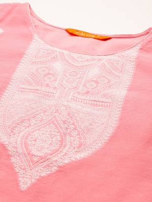 Ethnic Motifs Woven Design Kurta With Trousers & Dupatta 2
