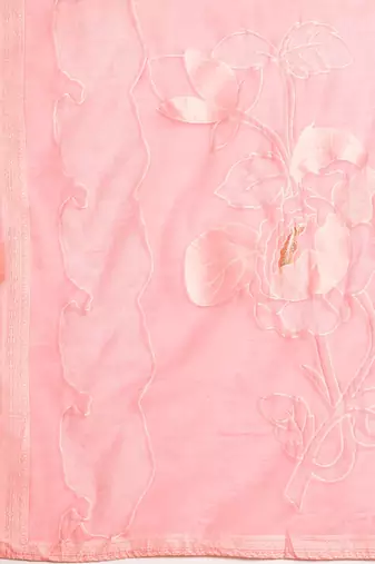 Ethnic Motifs Woven Design Kurta With Trousers & Dupatta