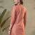 Women Floral Embroidered Regular Thread Work Pure Cotton Kurta with Trousers