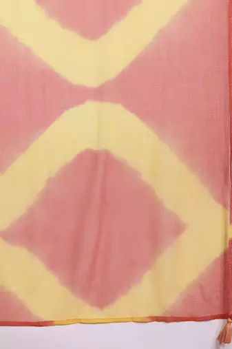 Women Embroidered Panelled Mirror Work Pure Cotton Kurta with Trousers & Dupatta