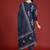 Floral Printed Sequinned Pure Cotton Kurta With Trousers & Dupatta