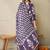 Floral Printed V-Neck Pure Cotton Straight Kurta With Trousers And Dupatta