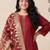 Women Ethnic Motifs Regular Kurta with Trousers & With Dupatta