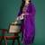 Floral Embroidered Sequinned Liva Kurta With Trousers & Dupatta