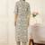 Floral Printed Thread Work Pure Cotton Kurta With Palazzos