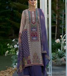 Women Ethnic Motifs Printed Sequinned A-Line Kurta with Palazzos & Dupatta