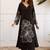 Women Floral Printed Regular Thread Work Kurta with Palazzos