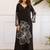Women Floral Printed Regular Thread Work Kurta with Palazzos