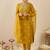 Women Ethnic Motifs Embroidered Kurta With Trousers & Dupatta Kurta Sets