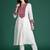 Ethnic Motifs Embroidered Pleated Mirror Work Kurta with Trousers