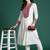 Ethnic Motifs Embroidered Pleated Mirror Work Kurta with Trousers