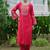 Women Ethnic Motifs Embroidered Regular Sequinned Kurta with Trousers