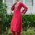 Women Ethnic Motifs Embroidered Regular Sequinned Kurta with Trousers