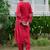 Women Ethnic Motifs Embroidered Regular Sequinned Kurta with Trousers