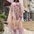 Floral Embroidered Beads and Stones Linen Kurta with Trousers & Dupatta