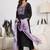 Floral Embroidered Yoke Design Round Neck Regular Kurta With Trouser & Dupatta
