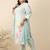 Plus Size Floral Printed Regular Kurta with Trousers & With Dupatta