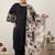 Plus Size Ethnic Motifs Regular Kurta with Trousers & With Dupatta
