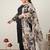 Plus Size Ethnic Motifs Regular Kurta with Trousers & With Dupatta