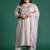 Plus Size Embroidered Regular Round Neck Kurta with Trousers & Dupatta