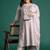 Plus Size Embroidered Regular Round Neck Kurta with Trousers & Dupatta