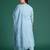 Plus Size Sequinned Kurta With Trousers & Dupatta
