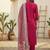 Women Floral Embroidered Regular Beads and Stones Pure Cotton Kurta with Trousers & With Dupatta