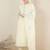 Women Solid Embroidered Cotton Kurta with Trousers & Dupatta
