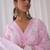Floral Embroidered V-Neck Pure Cotton Kurta with Trousers & Dupatta