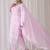 Floral Embroidered V-Neck Pure Cotton Kurta with Trousers & Dupatta