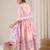 Women Floral Printed Pleated Pure Cotton Kurta with Trousers & With Dupatta