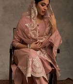 Women Ethnic Motifs Embroidered Cotton Kurta with Trousers & Dupatta