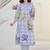 Women Floral Printed Regular Beads and Stones Pure Cotton Kurta with Trousers