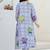 Women Floral Printed Regular Beads and Stones Pure Cotton Kurta with Trousers
