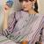 Striped Pure Cotton A-Line Kurta With Trousers