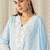 Women Embroidered Regular Thread Work Pure Cotton Kurta With Trousers & Dupatta