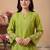 Women Floral Embroidered Regular Thread Work Kurta with Trousers