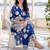 Women Ethnic Motifs Printed V-Neck Pure Cotton Kurta with Trousers