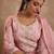 Women Floral Printed Linen Kurta with Trousers & Dupatta