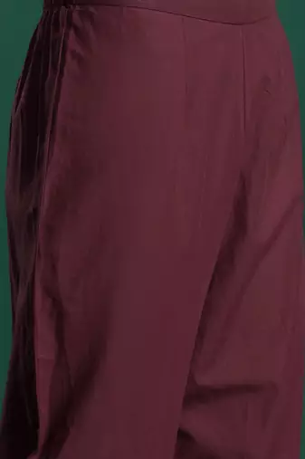 Floral Printed Pure Cotton Kurta With Trousers & Dupatta